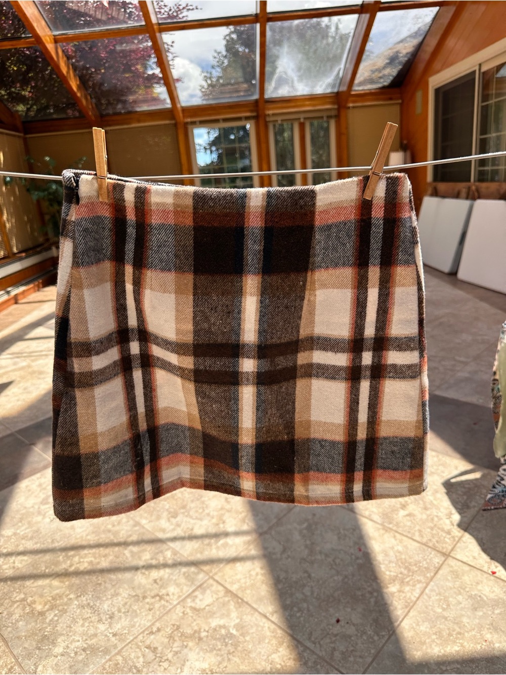 Plaid Mini Skirt